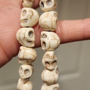 Skull Bone Mala Tribal Necklace Small